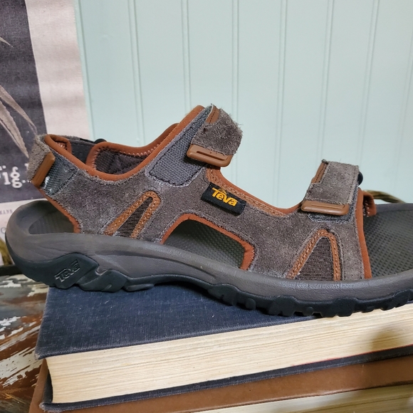 Teva Men's Katavi 2 Hiking Sandal Black Olive Light Trails Mens 11 - Picture 1 of 9